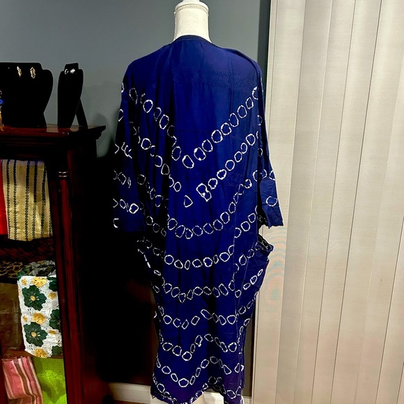 African Mens Clothing Traditional 2 Piece Embroidered Suit Shirt Pants - Picture 3 of 7